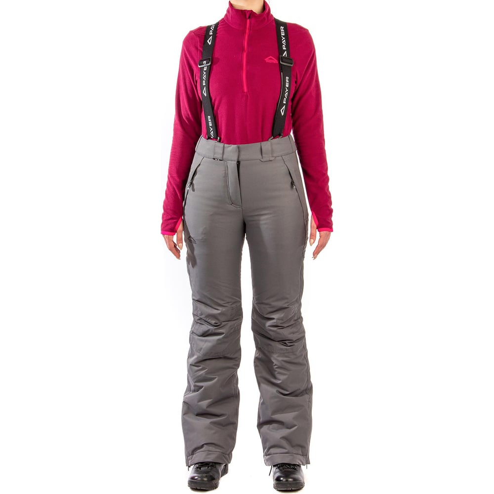 Изображение товара Женские брюки PAYER Arctica Таслан добби графит, теплые мембранные утепленные