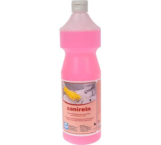 Изображение товара Очиститель ванных и туалетных комнат Pramol SANIREIN 1 л, кислотный 12502.08301