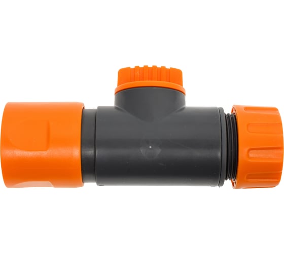 Изображение товара Быстросоединяемая муфта с краном для шланга 1/2", 12.5 мм GLQ GL 7062