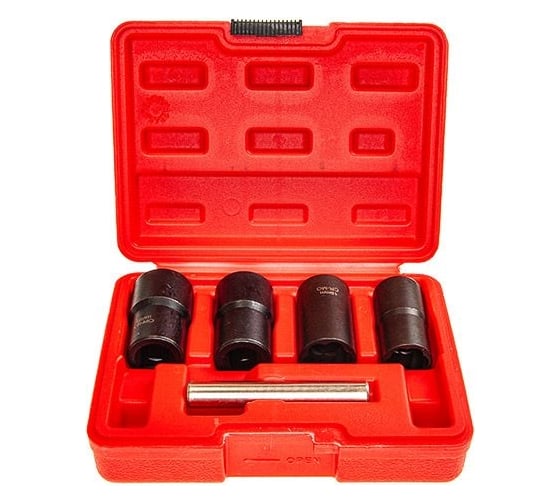 Изображение товара Набор головок Эврика для поврежденных болтов и гаек 5пр. 1/2 в кейсе ER-86139 192731