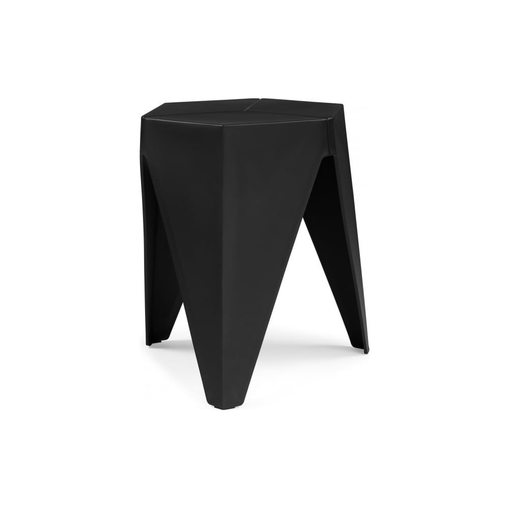 Изображение товара Табурет Woodville Korner черный 15691 с гексагональным сиденьем