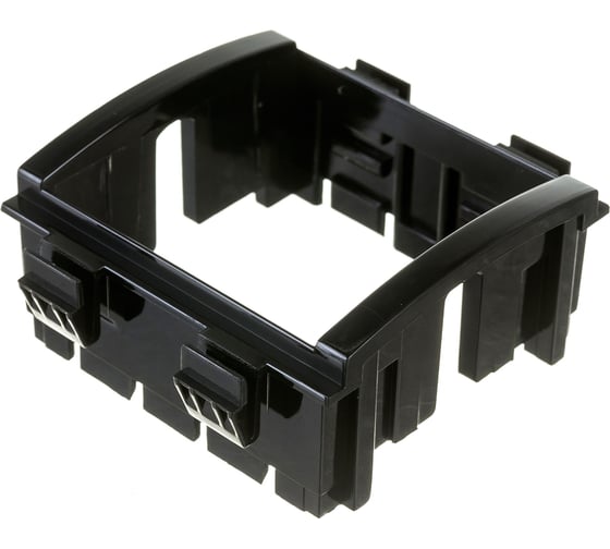 Изображение товара Каркас под 2 модуля DKC BRAVA, цвет черный F0000MB