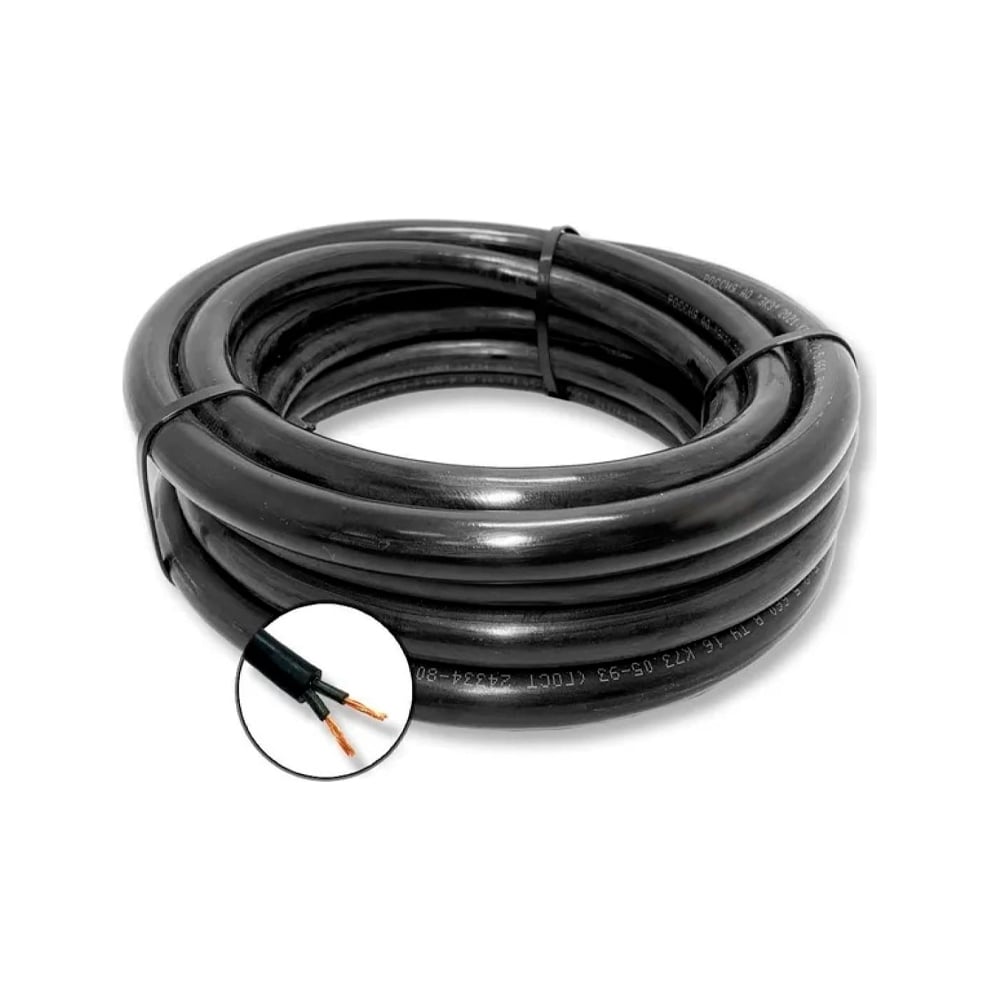 Изображение товара Кабель гибкий ПРОВОДНИК КГ 2x6 мм2 300м OZ65014L300