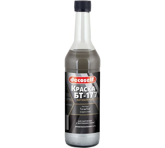 Изображение товара Краска Pufas БТ-177 "бронза" Decoself 0,5л тов-200072