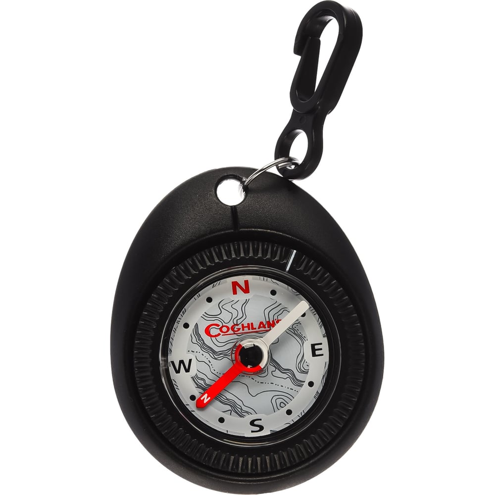 Изображение товара Компактный туристический компас COGHLAN'S чёрный (стандартный, механический)