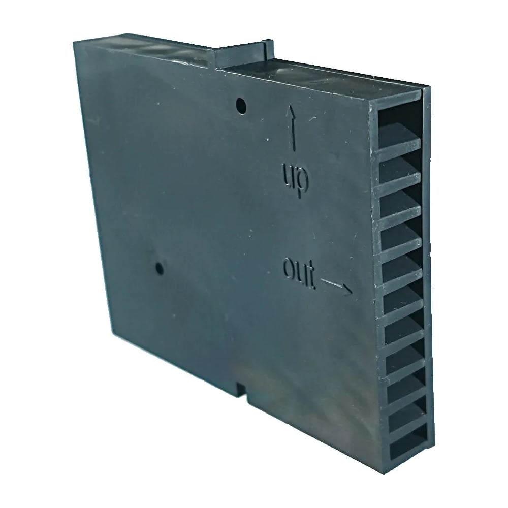 Изображение товара Вентиляционный короб Росдюбель 60x80x12 черный 150 шт