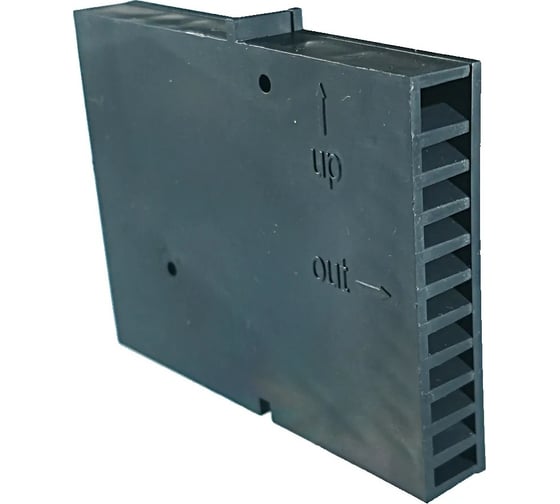 Изображение товара Вентиляционный короб Росдюбель 60x80x12, черная, 150 шт 20-0920