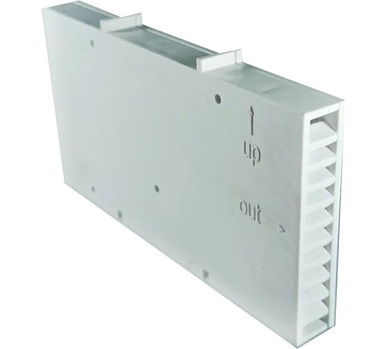 Изображение товара Вентиляционный короб Росдюбель 60x115x12, белая, 100 шт 20-1000