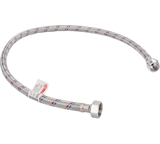 Изображение товара Гибкая подводка для воды (80 см; 1/2"; гайка-штуцер) VALTEC VTf.002.IS.0404080
