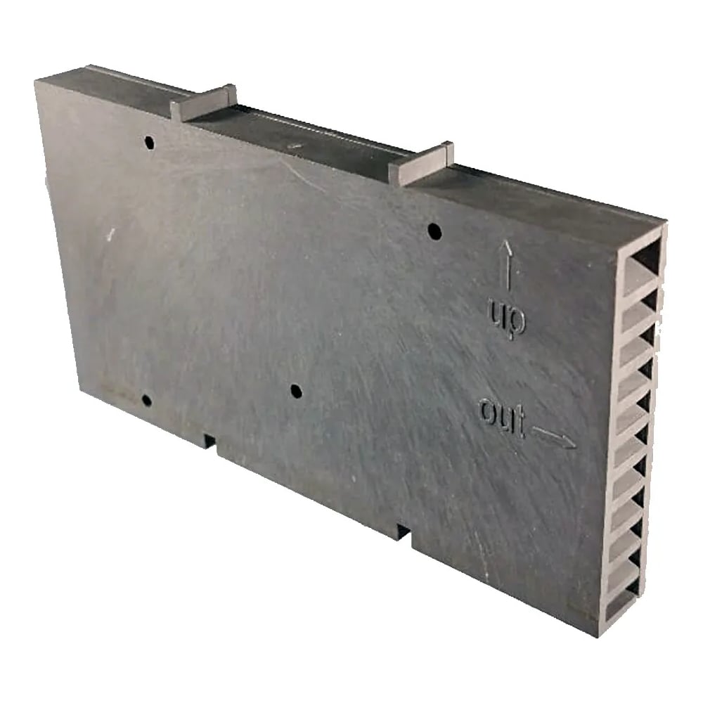 Изображение товара Вентиляционный короб Росдюбель 60x115x12 мм коричневый 100 шт