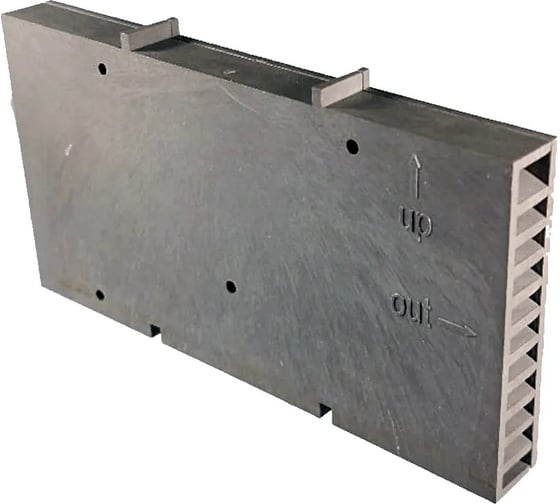 Изображение товара Вентиляционный короб Росдюбель 60x115x12, коричневый, 100 шт 20-1040