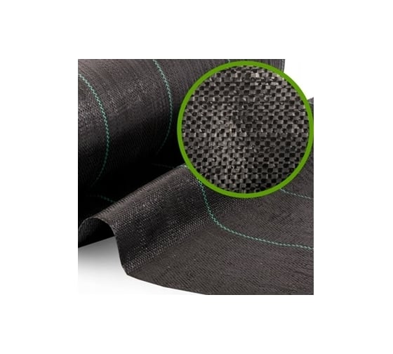 Изображение товара Агроткань черная (1.6х100 м; 70 г/м2) рулон Мегапласт 1438