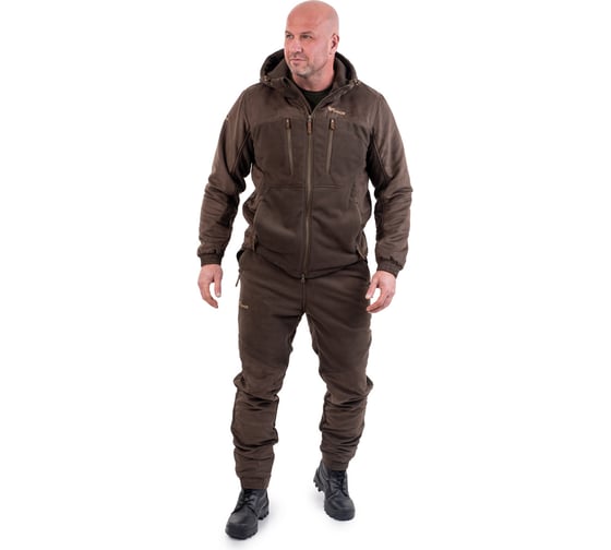 Изображение товара Флисовый костюм PRIDE Якут коричневый р-р 48-50 рост 170-176 4610097076091