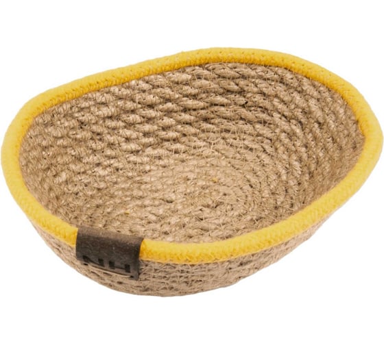 Изображение товара Ключница с желтым кантом Nevidana's Home Д14 х Ш11 х В5 см NHJUTE24X11X5Y