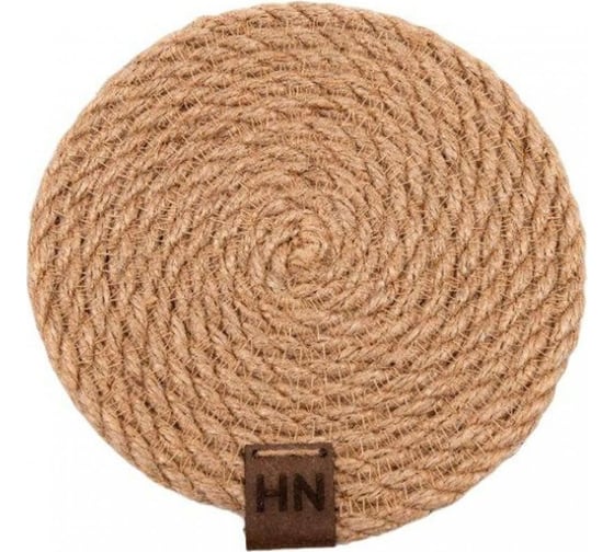 Изображение товара Салфетка-подстаканник из джута Nevidana's Home 13 см NHJUTE13