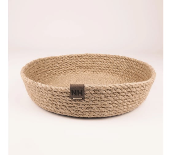 Изображение товара Поднос Nevidana's Home 24х6 см, джут NHJUTE24X6