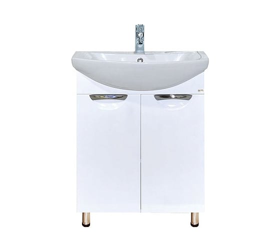 Изображение товара Прямая тумба Misty Лаванда - 60 белая Э-Лав01060-011Пр