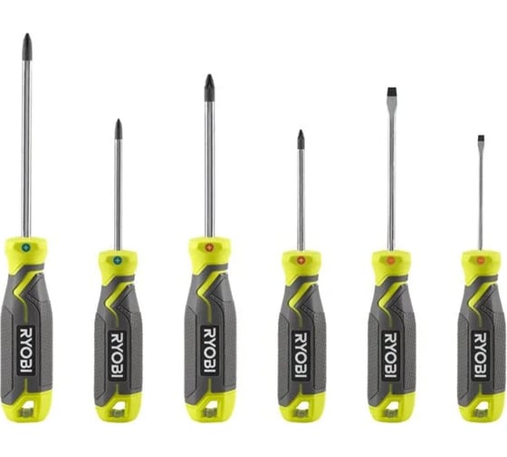 Изображение товара Набор отверток Ryobi RHSDS6PC 5132006045