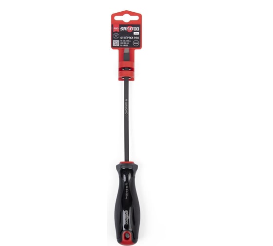 Изображение товара Отвертка Sanitoo PRO Diamond SL6.0x150 мм, с алмазным покрытием 3203
