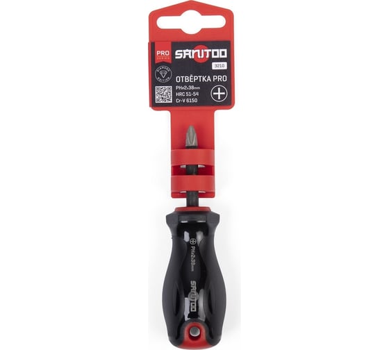 Изображение товара Отвертка с алмазным покрытием Sanitoo PRO Diamond PH2x38 мм 3210