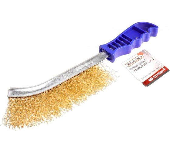 Изображение товара Ручная щетка с латунным ворсом Strong мм-537 мм-53700001