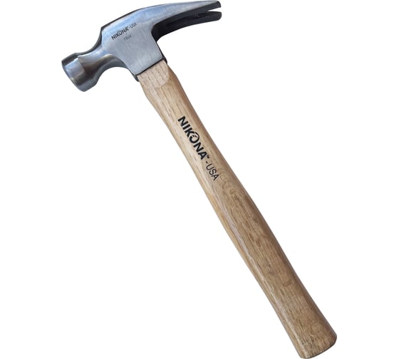 Изображение товара Молоток столярный с деревянной ручкой NIKONA 16oz 60-036