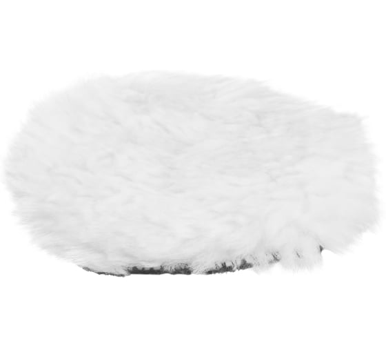 Изображение товара Насадка полировальная под липучку,150 мм, натуральная шерсть vertextools 0096-150