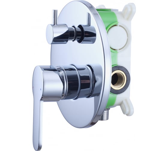 Изображение товара Встроенный смеситель Swedbe Platta 2 функциональный, в монтажном боксе 5518