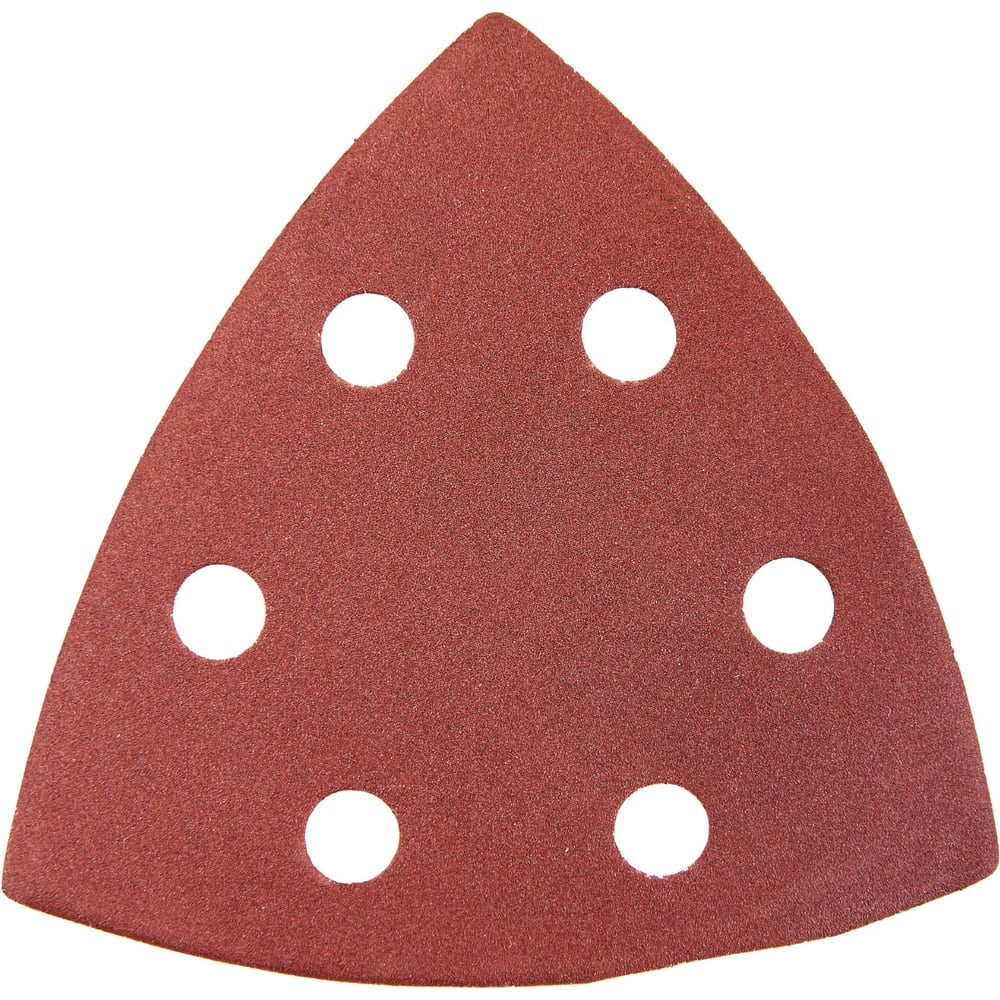 Изображение товара Шлифлист треугольный P320 5 шт Elitech для универсального шлифования