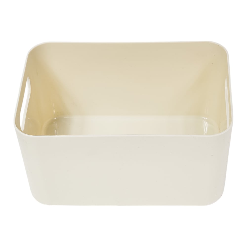 Изображение товара Коробка для хранения Архимед 021.03 кремовая пластиковая