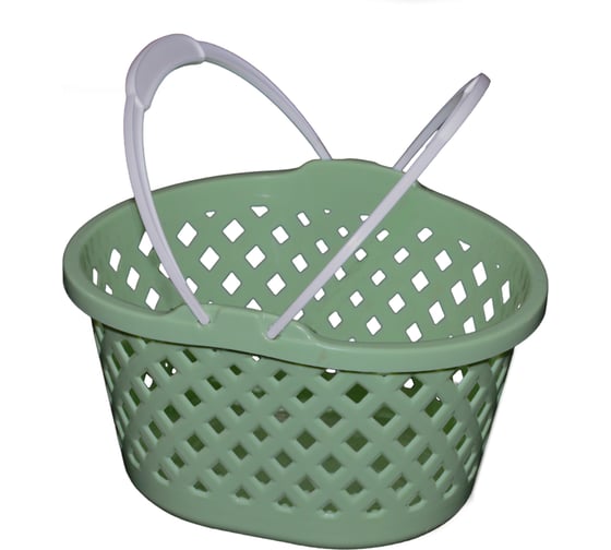 Изображение товара Корзинка для хранения Архимед овальная 021.26 115739 Р1205ЗЕЛ