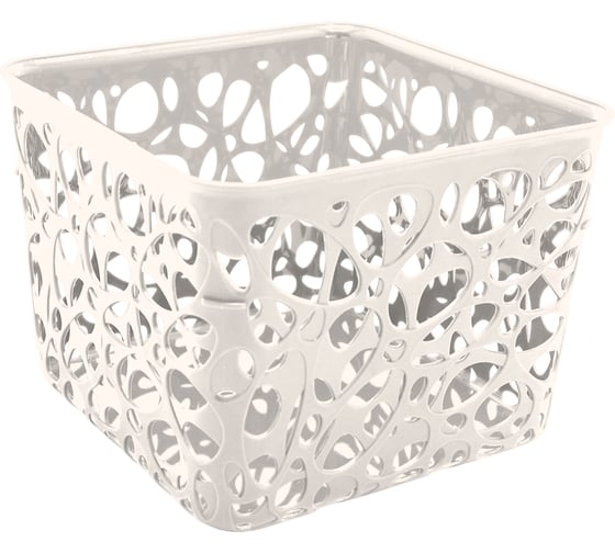 Изображение товара Корзинка Архимед квадратная 021.28 115741 Р1216КРЕМ