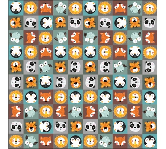 Изображение товара Салфетки бумажные ND Play трехслойные Хэппи Зоо 33x33 см 20 шт 303032