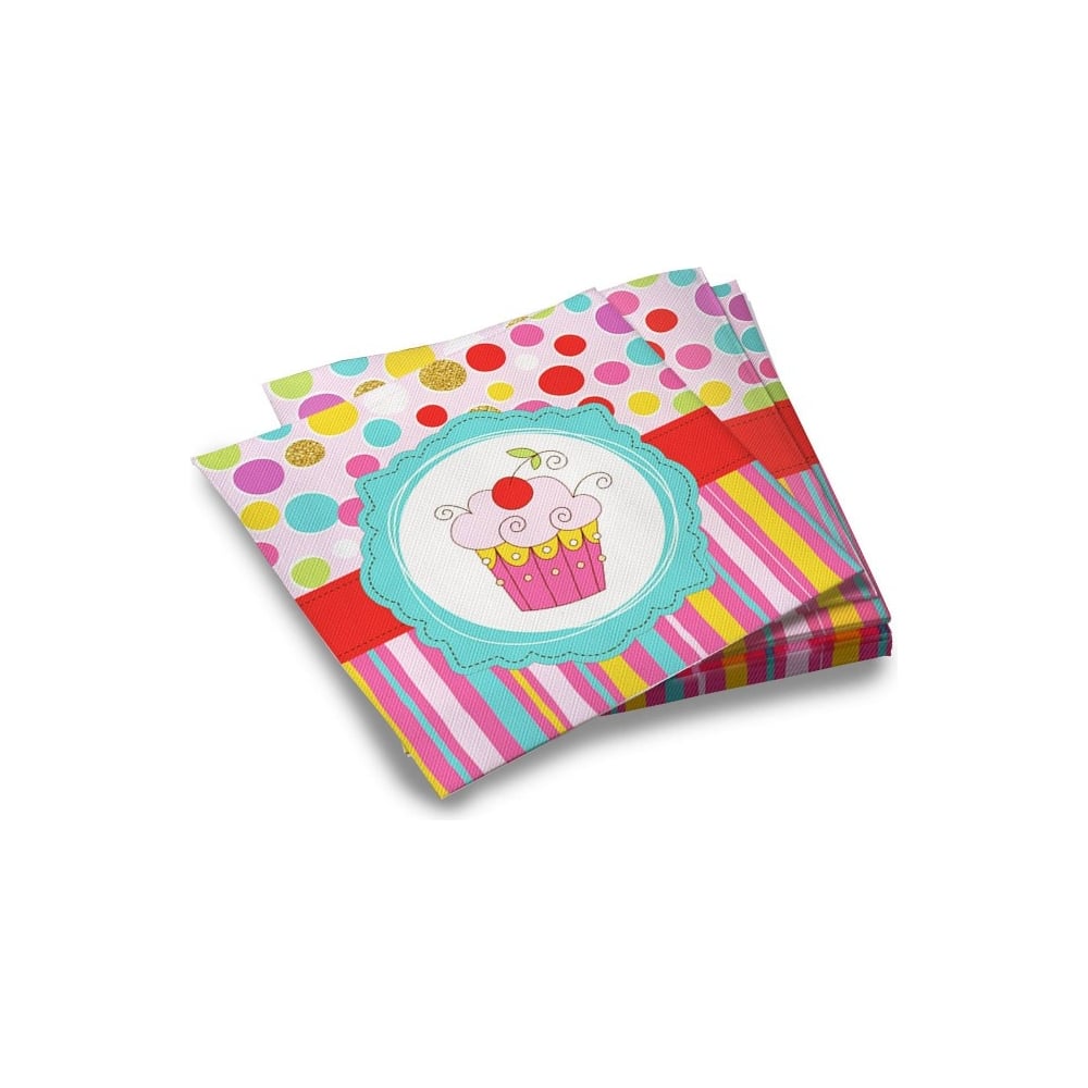 Изображение товара Бумажные салфетки ND Play Торт 3-слойные 33x33 см 20 шт