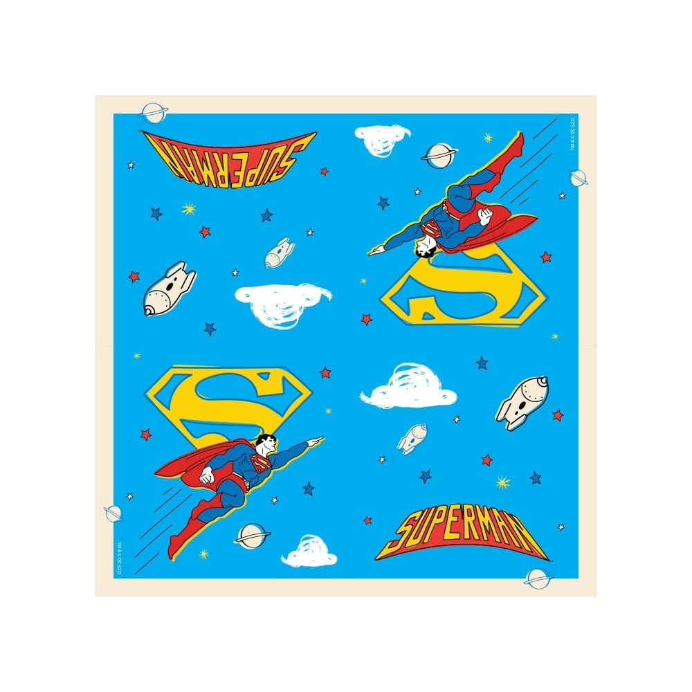 Изображение товара Бумаг салфетки ND Play Superman 3 слоя 33x33см голубые 20 шт
