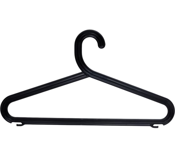 Изображение товара Набор вешалок Архимед плоских 3шт черные Р2914Н3ЧЕР