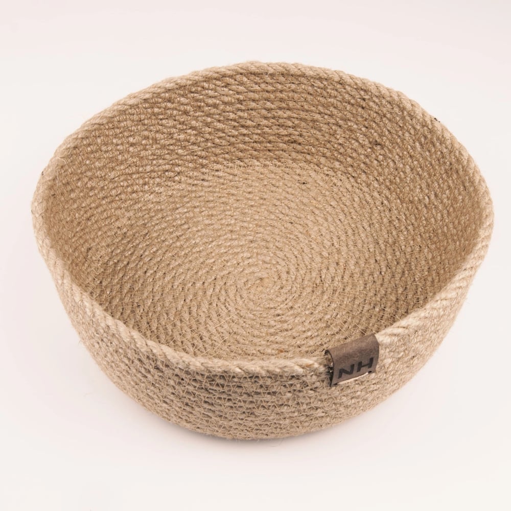 Изображение товара Корзина Nevidana's Home круглая из джута 21хВ8 см