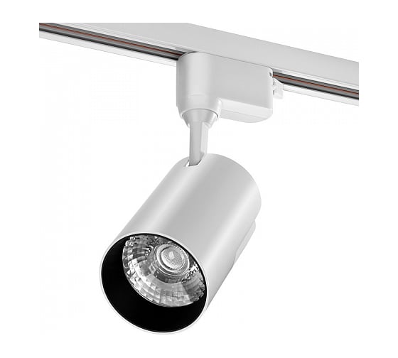 Изображение товара Трековый однофазный светильник на шинопровод Wolta 35Вт, 4000К белый WTL-35W/01W