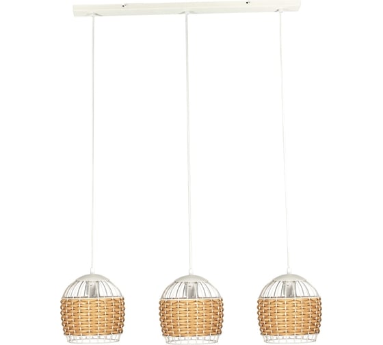 Изображение товара Светильник подвесной ЭЛЕТЕХ Кантри 231 бел.муар НСБ 01-3x60-170 Е27 1005405193