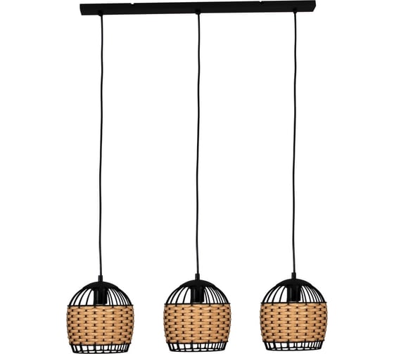 Изображение товара Светильник подвесной ЭЛЕТЕХ Кантри 231 черн.муар НСБ 01-3x60-170 Е27 1005405194