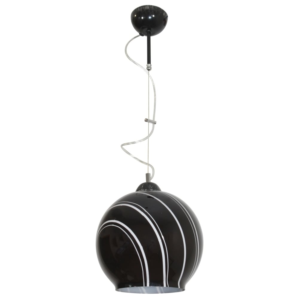 Изображение товара Светильник подвесной ЭЛЕТЕХ Лиана 211 черн./срб., 1xE27, 60Вт