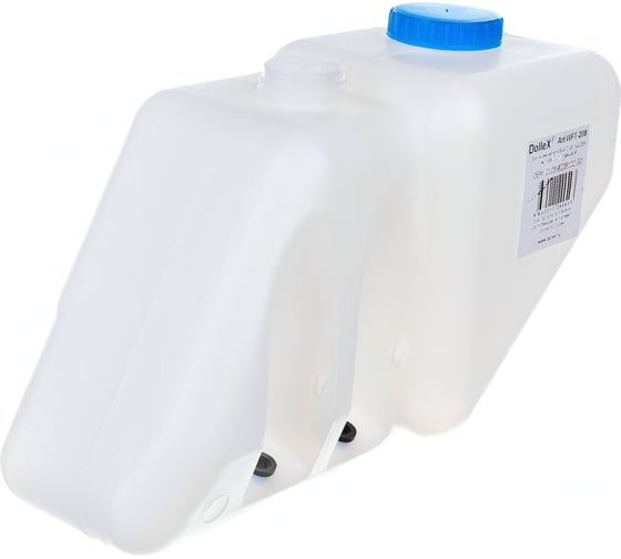 Изображение товара Бачок омывателя DolleX ВАЗ-2108, УАЗ Патриот под ДВА мотора 5,2 л с крышкой WFT-208