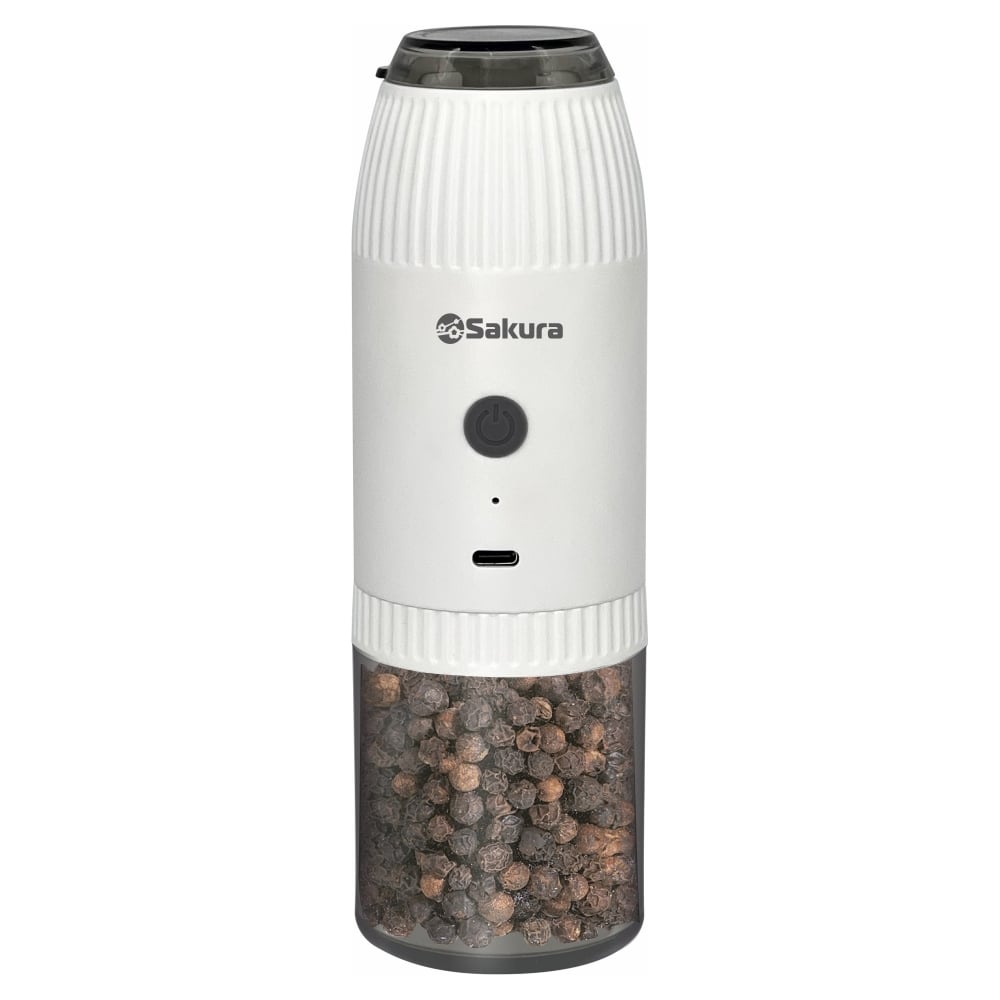 Изображение товара Перцемолка Sakura SA-6672W гравитационная аккумулятор USB
