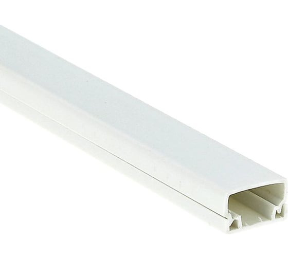 Изображение товара Канал кабельный EKF (20х10) (96 м) белый (48 шт по 2 метра)-Plast kk-20-10