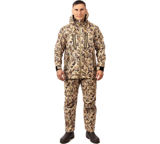 Изображение товара Костюм для охоты PRIDE Барклай Pride-X, камыш, размер 52-54, рост 182-188 4610097077128