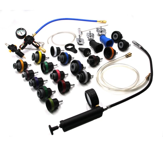 Изображение товара Набор для проверки герметичности системы охлаждения 28 предметов Car-Tool CT-N0133