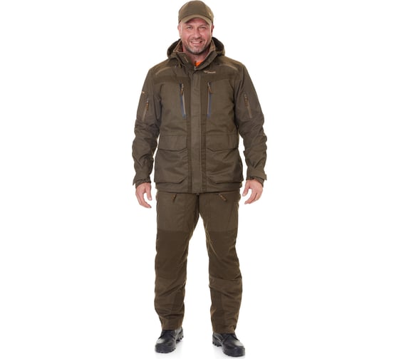 Изображение товара Костюм для охоты PRIDE Винчестер демисезонный, коричневый, размер 48-50, рост 170-176 4610097078255