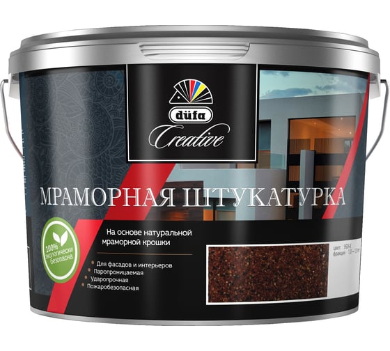 Изображение товара Мраморная штукатурка Dufa Creative 993-K (фракция 1,0-1,5 мм), 15 кг МП00-007337