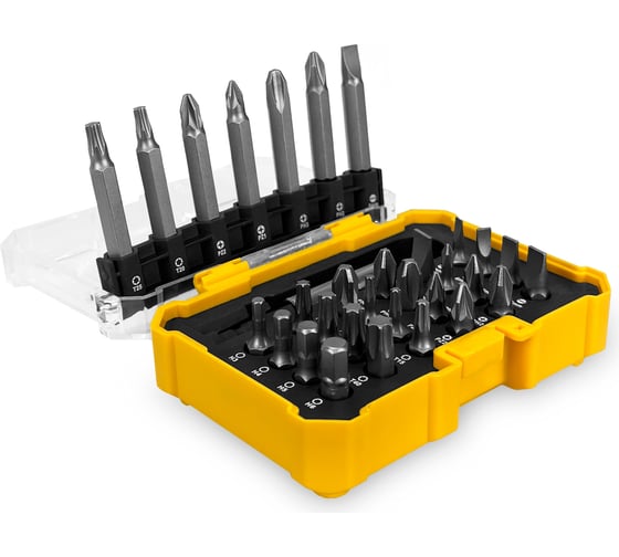 Изображение товара Набор бит с адаптером 32 предмета vertextools 0033-32