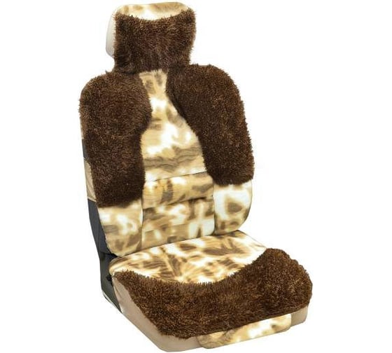 Изображение товара Чехлы сиденья меховые искусственные SKYWAY 2 предмета S03001009